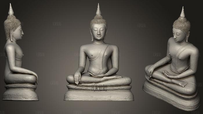 Buddha 11 stl model for CNC
